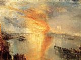 Joseph Mallord William Turner The Burning of the Houses of Parliament painting